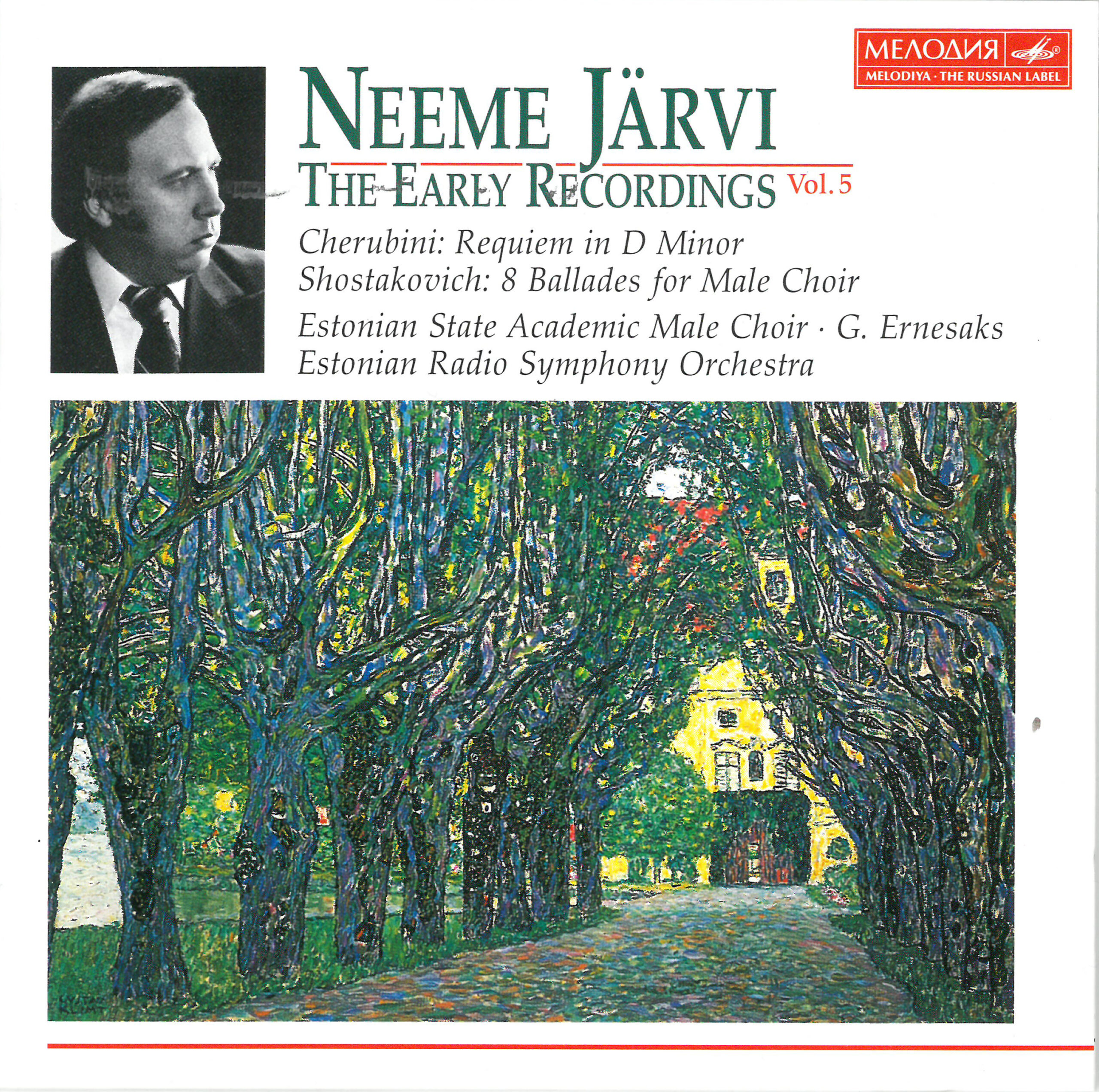 NEEME JÄRVI. THE EARLY RECORDINGS Vol. 5. Neeme Järvi, Gustav Ernesaks. Melodiya 1997