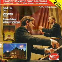 Tuntuimad romantilised klaverikontserdid. Indrek Laul, Arvo Volmer. Consonant Works 2000