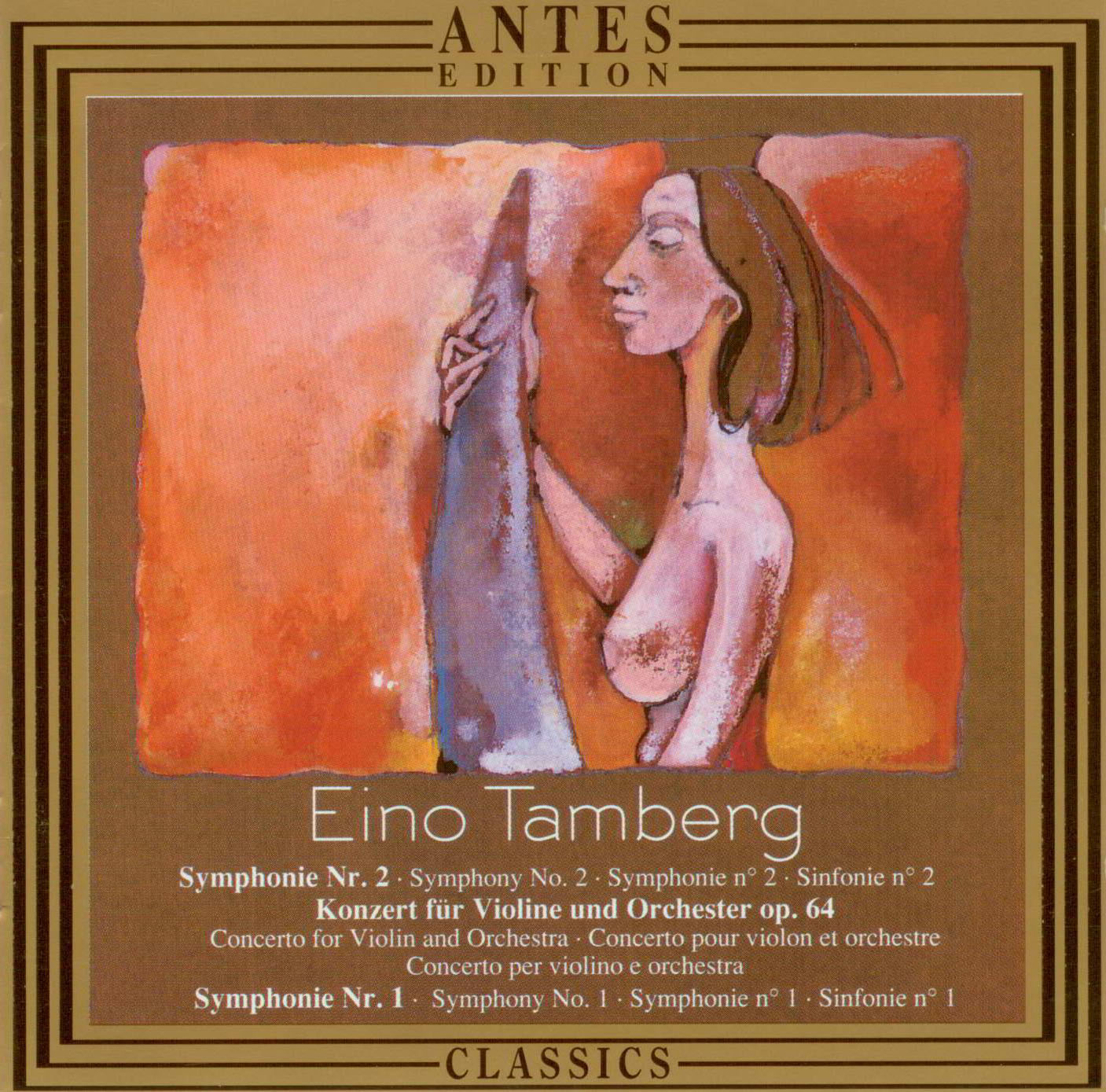 EINO TAMBERG. Peeter Lilje,  Neeme Järvi. Antes Edition, 1996